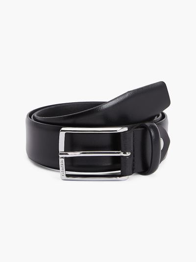 Calvin Klein Táskák & Kiegészítők HU780550 | Calvin Klein Smooth Bőr Férfi Öv Fekete